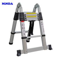 Thang nhôm rút chữ A 3.8m Ninda ND-38AI