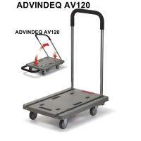 Xe đẩy hàng sàn nhựa tay gấp Advindeq AV120